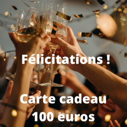 Félicitations ! Carte cadeau 100 euros